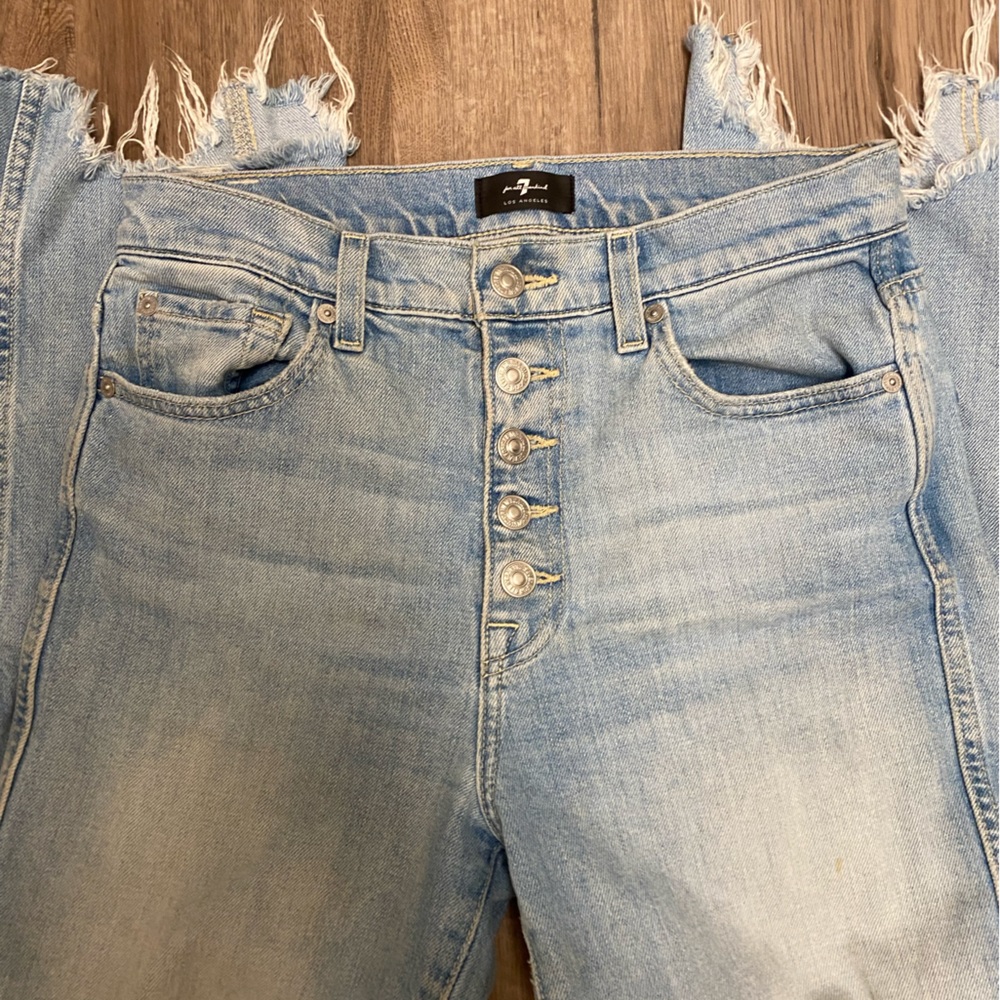 7 for all Mankind Light Wash Jeans